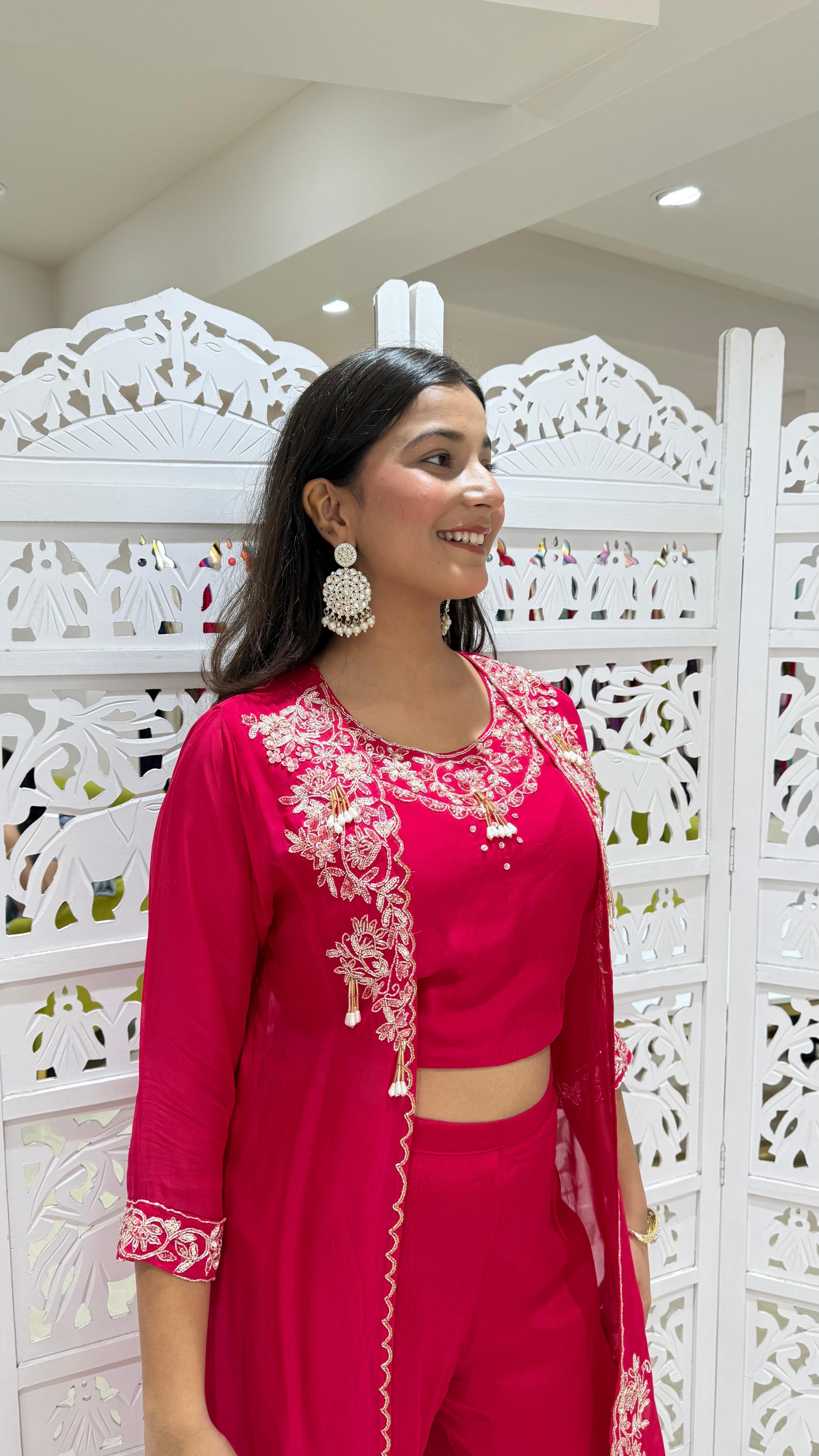 Three piece indowestern