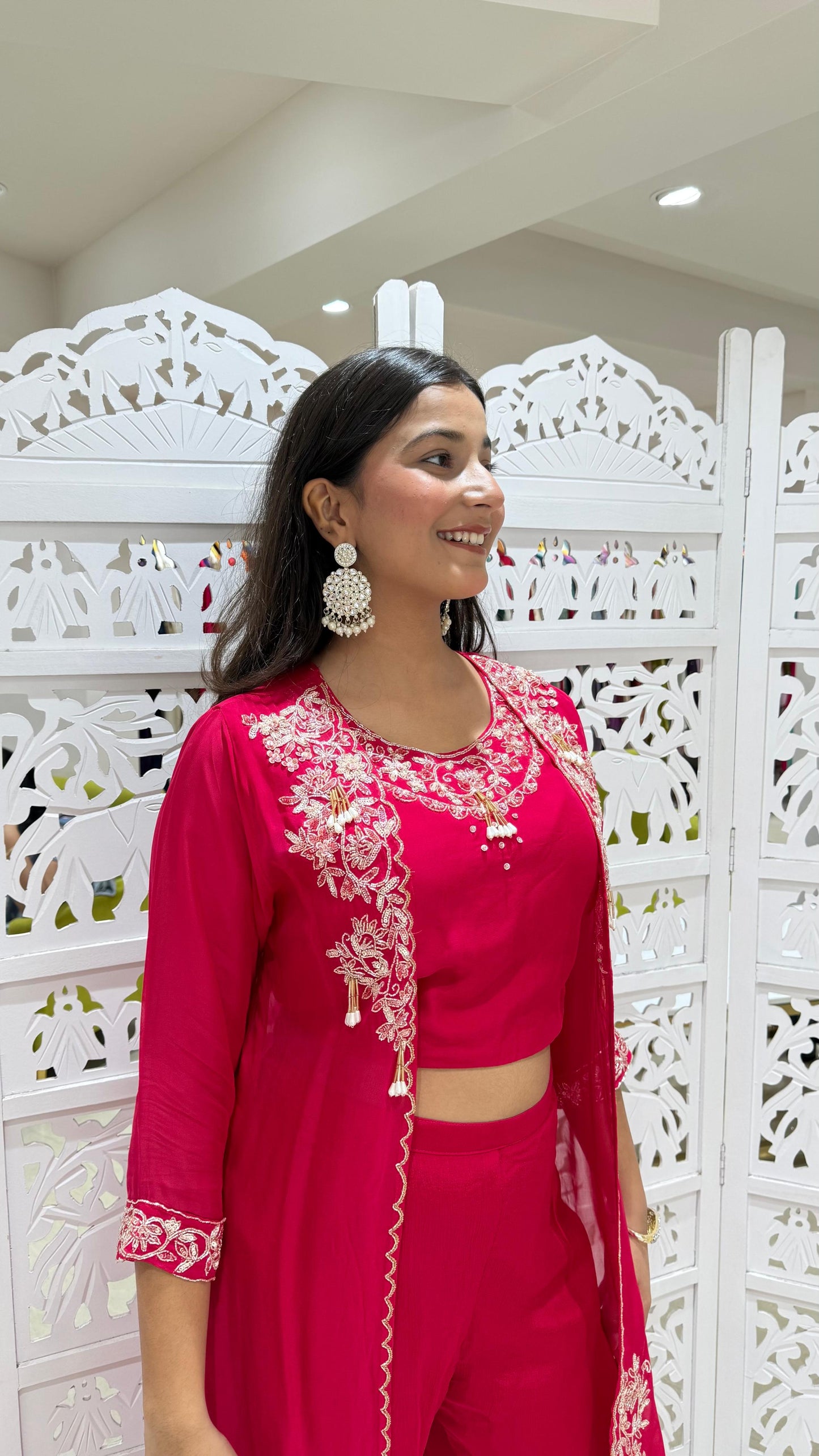 Three piece indowestern