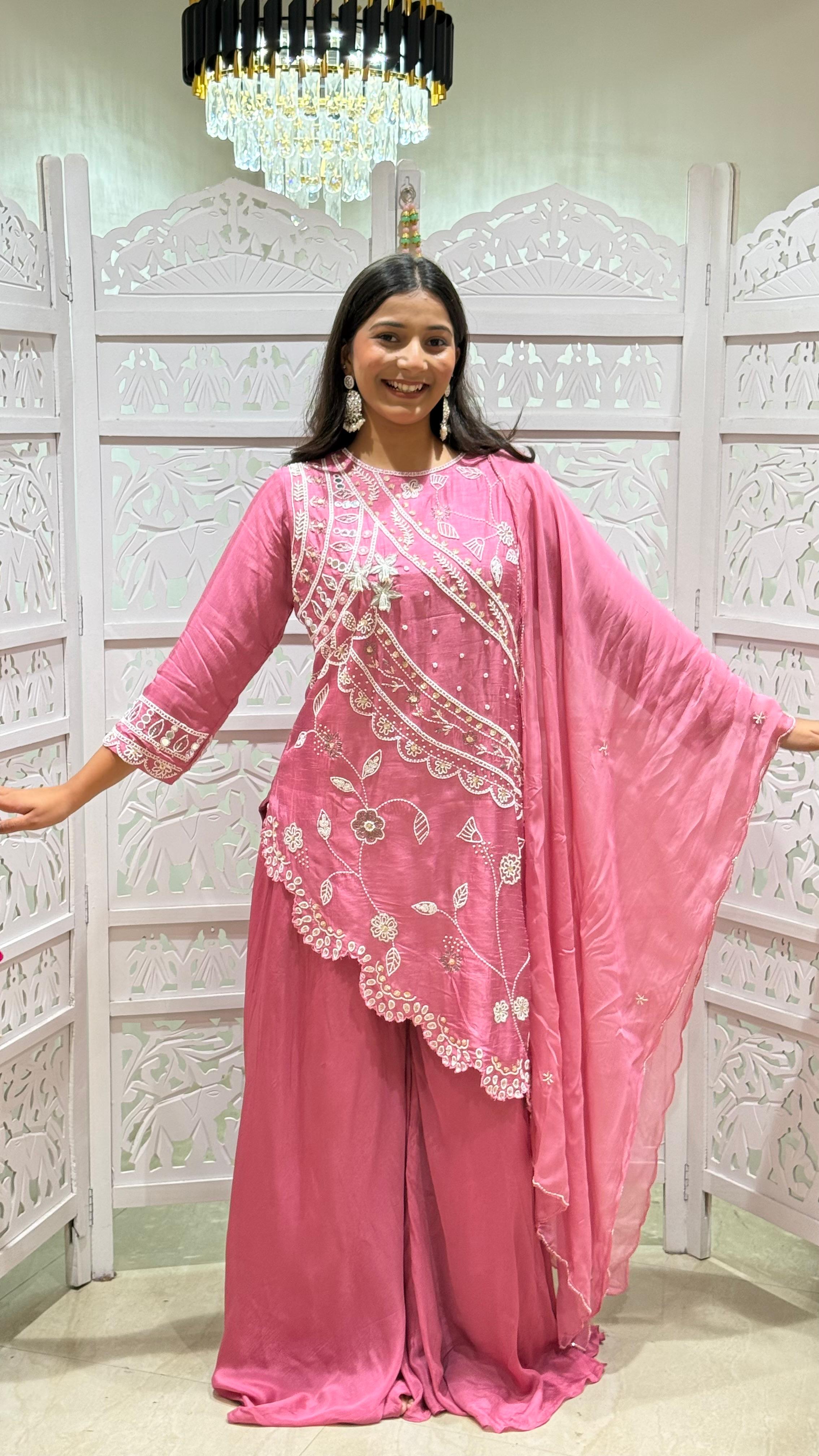 Kurti plazo with dupatta