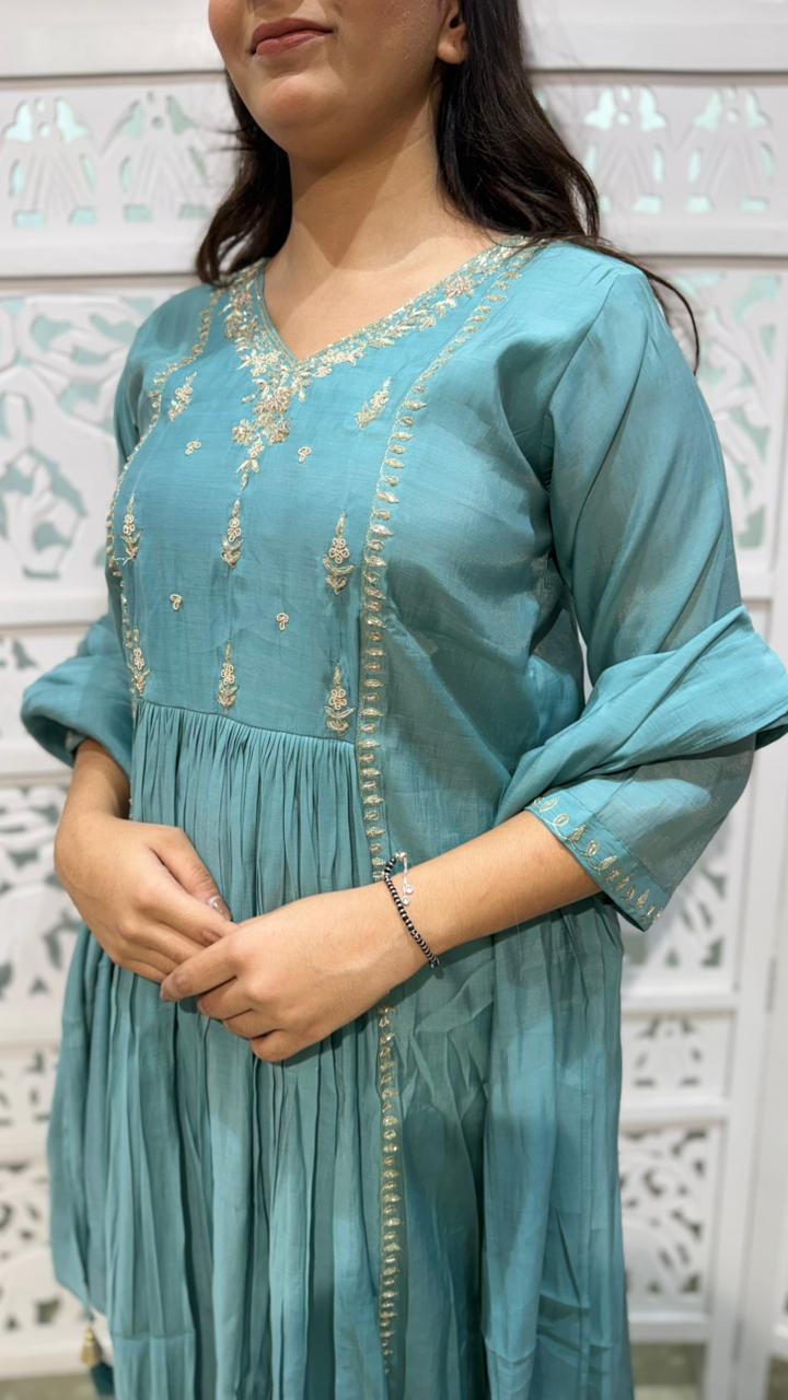 Kurti pant with dupatta
