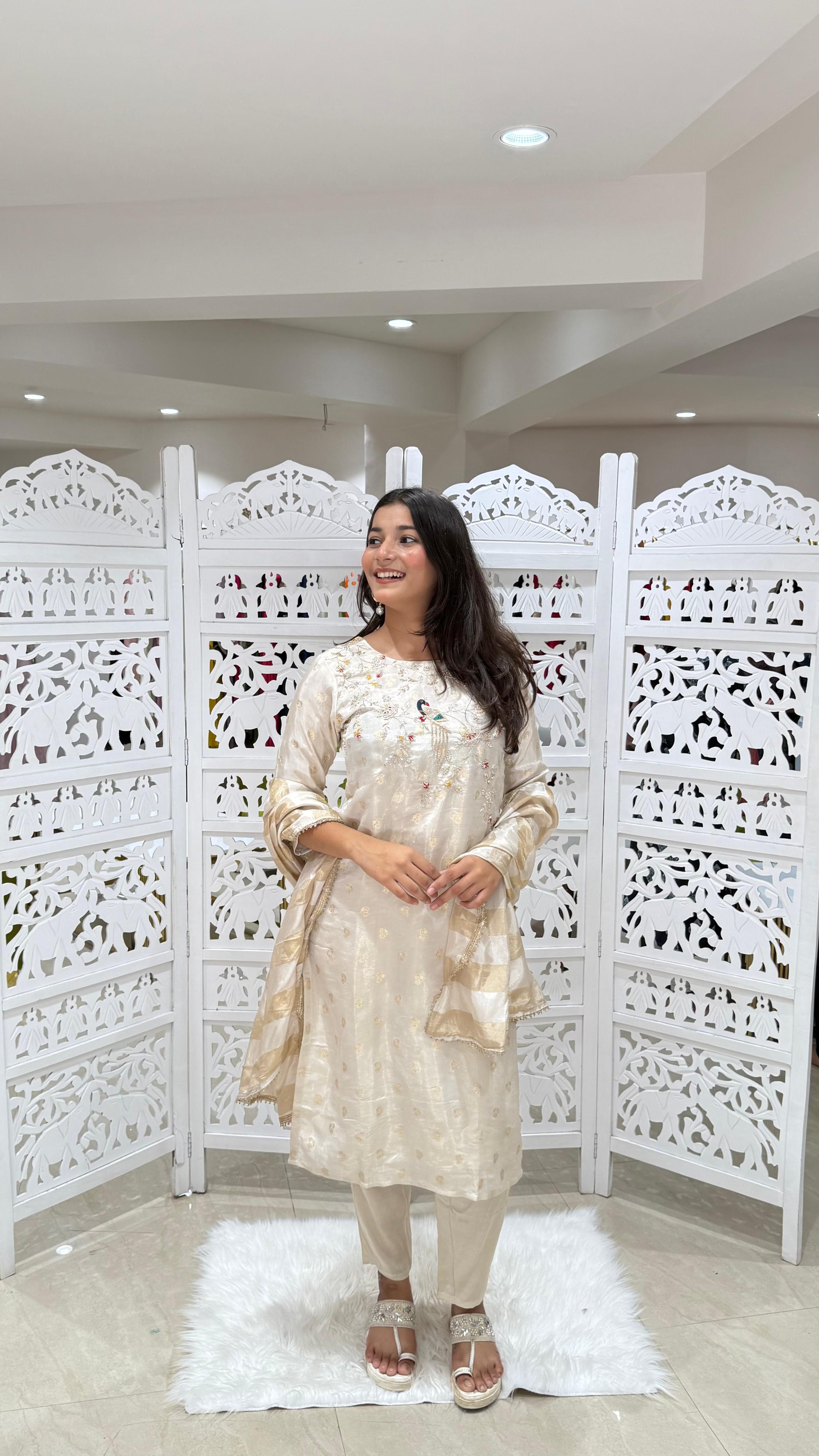 Kurti pant with dupatta