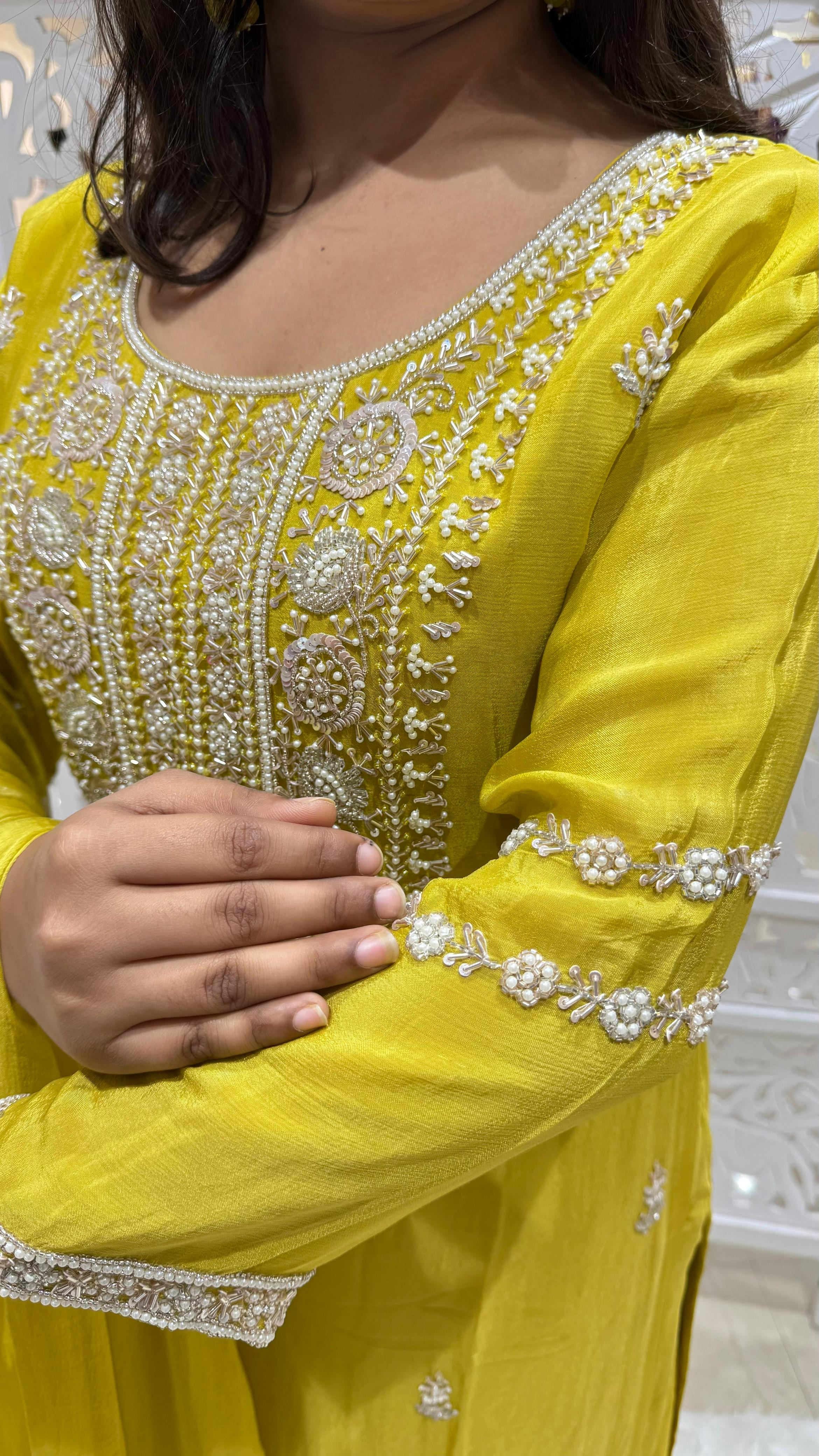 Kurti plazo dupatta