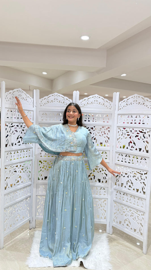 Lehenga Motiwork kathdaana Sequence jardoshi threadwok