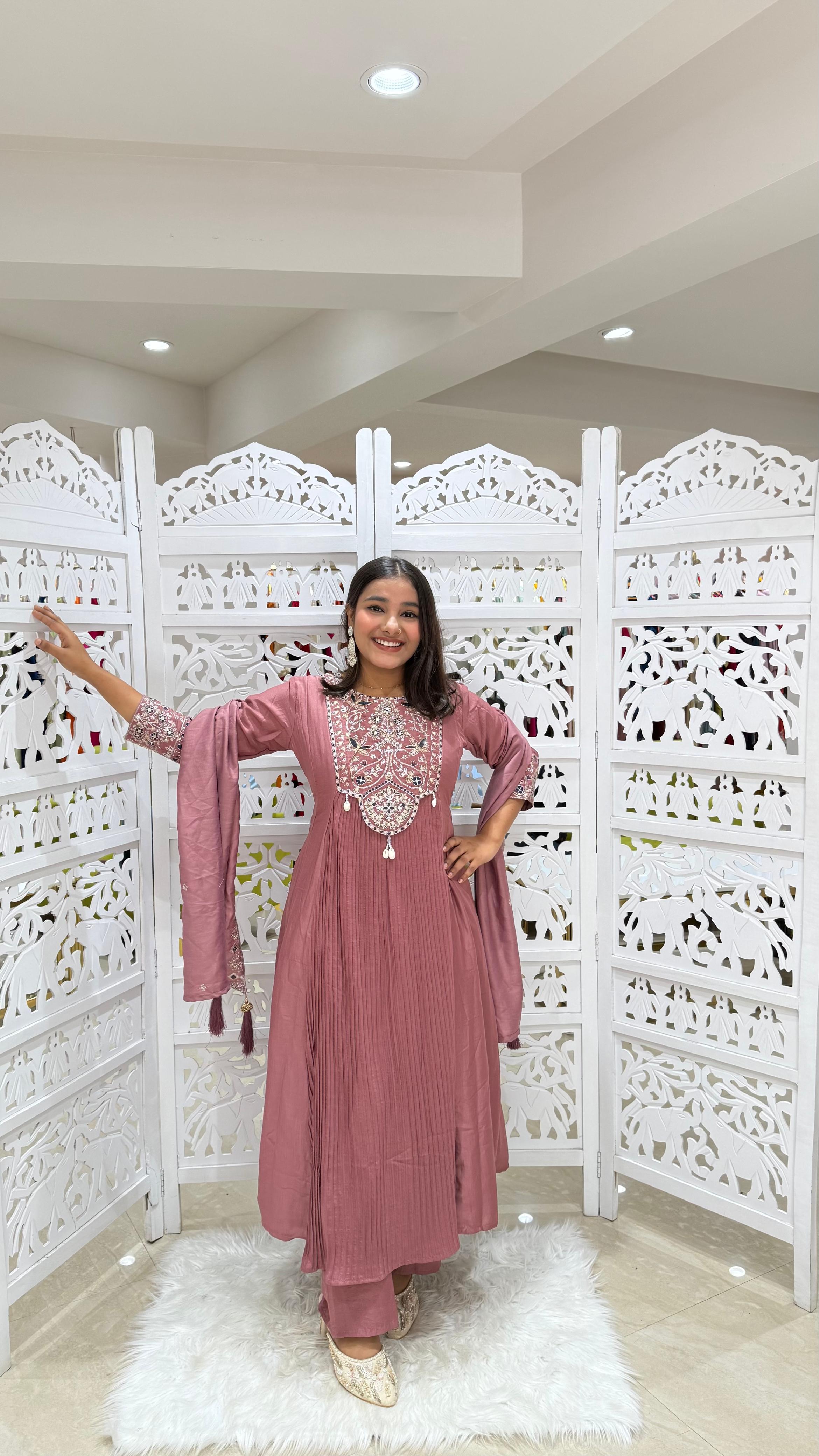 Kurti pant with dupatta