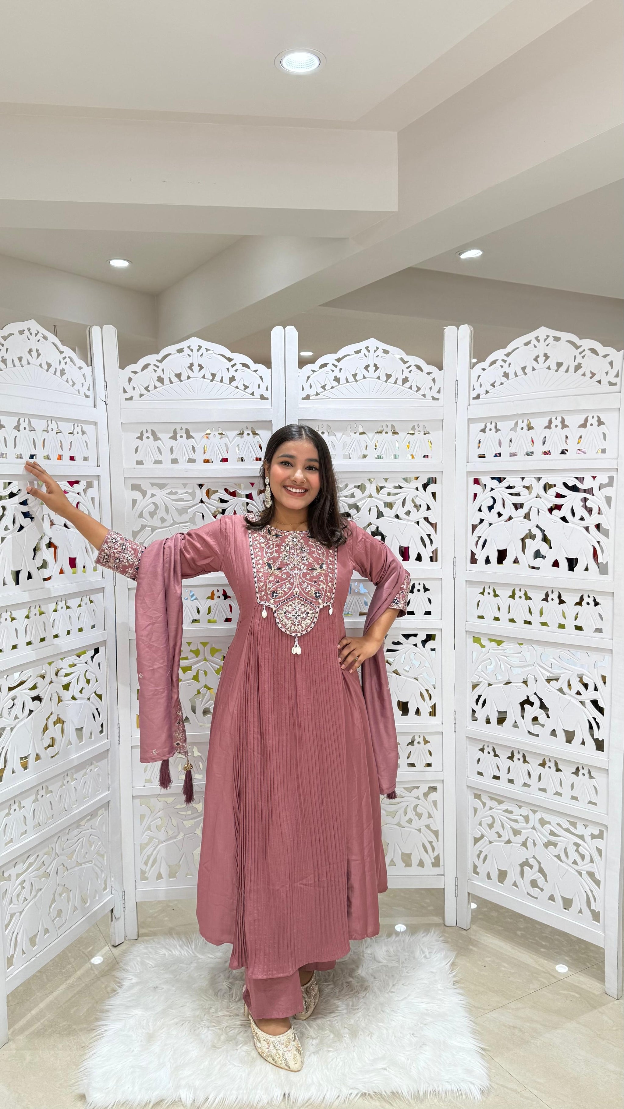 Kurti pant with dupatta