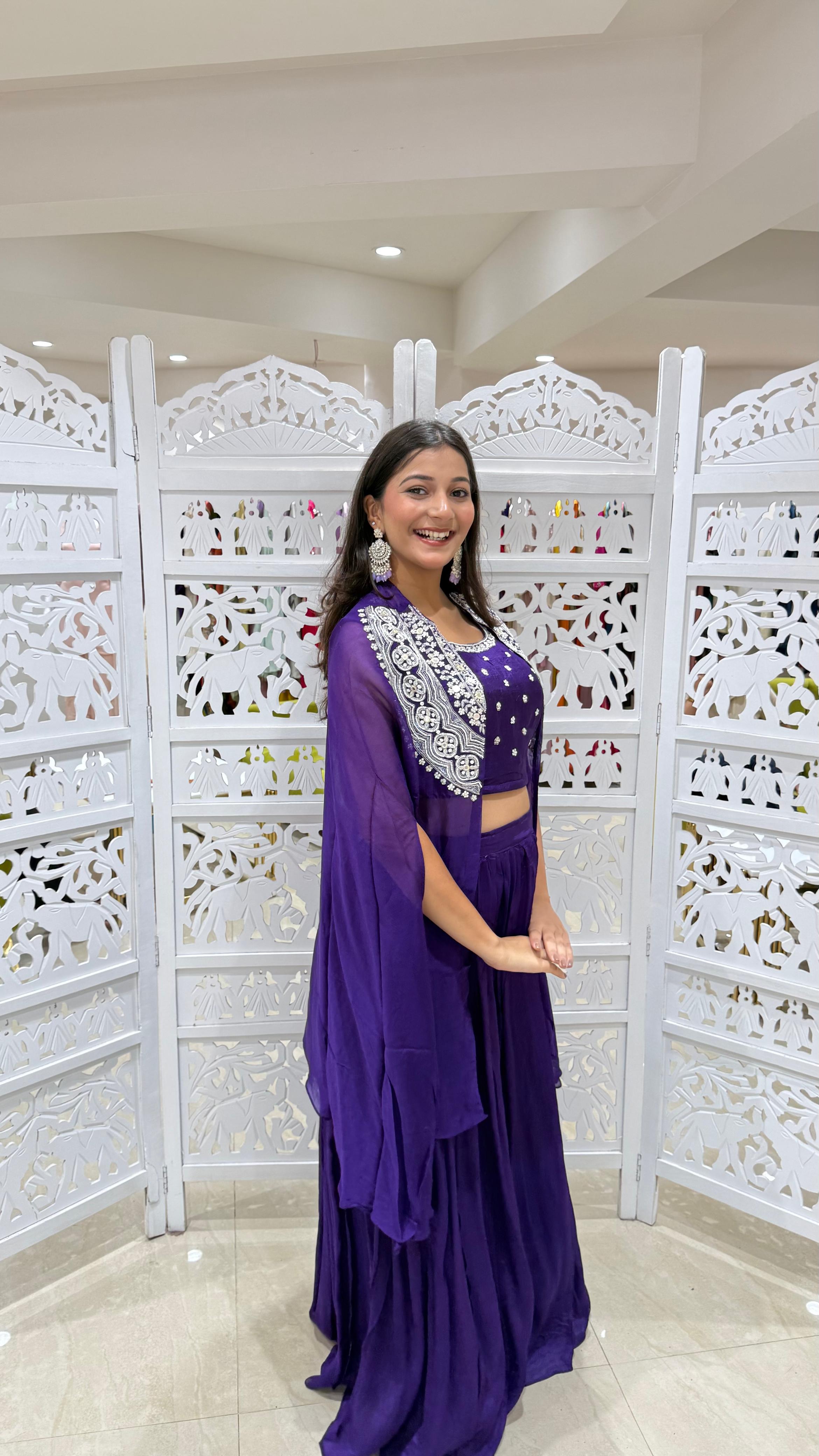 Three piece indowestern
