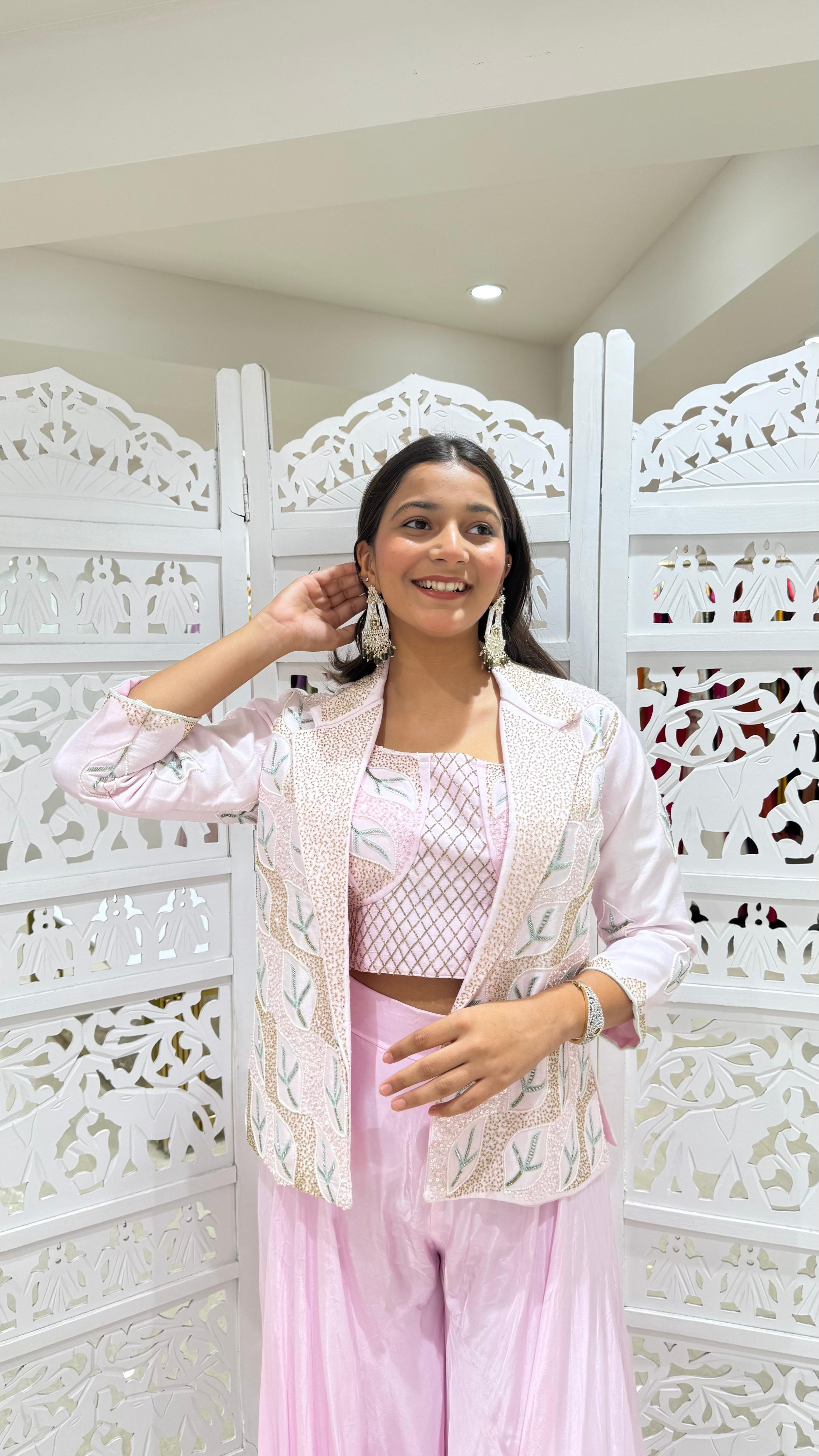 Three piece indowestern