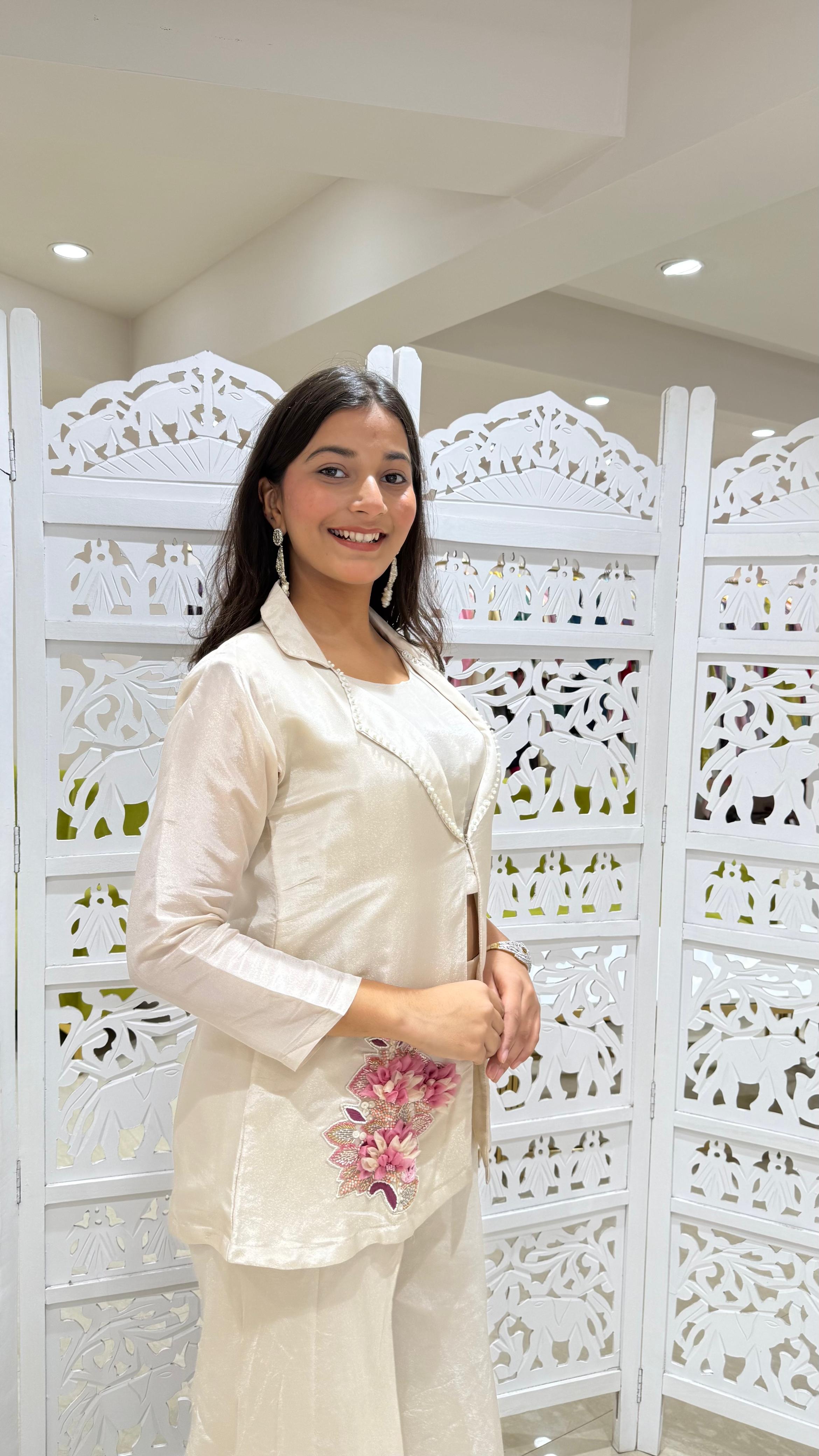 Three piece indowestern
