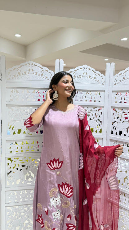Kurti pant with dupatta