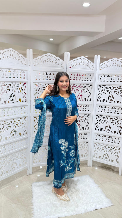 Kurti pant with dupatta