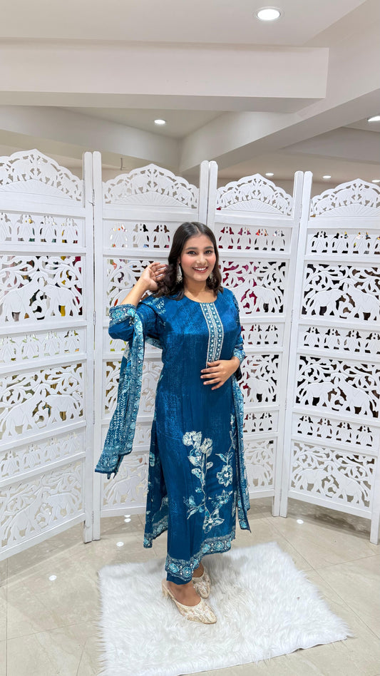 Kurti pant with dupatta