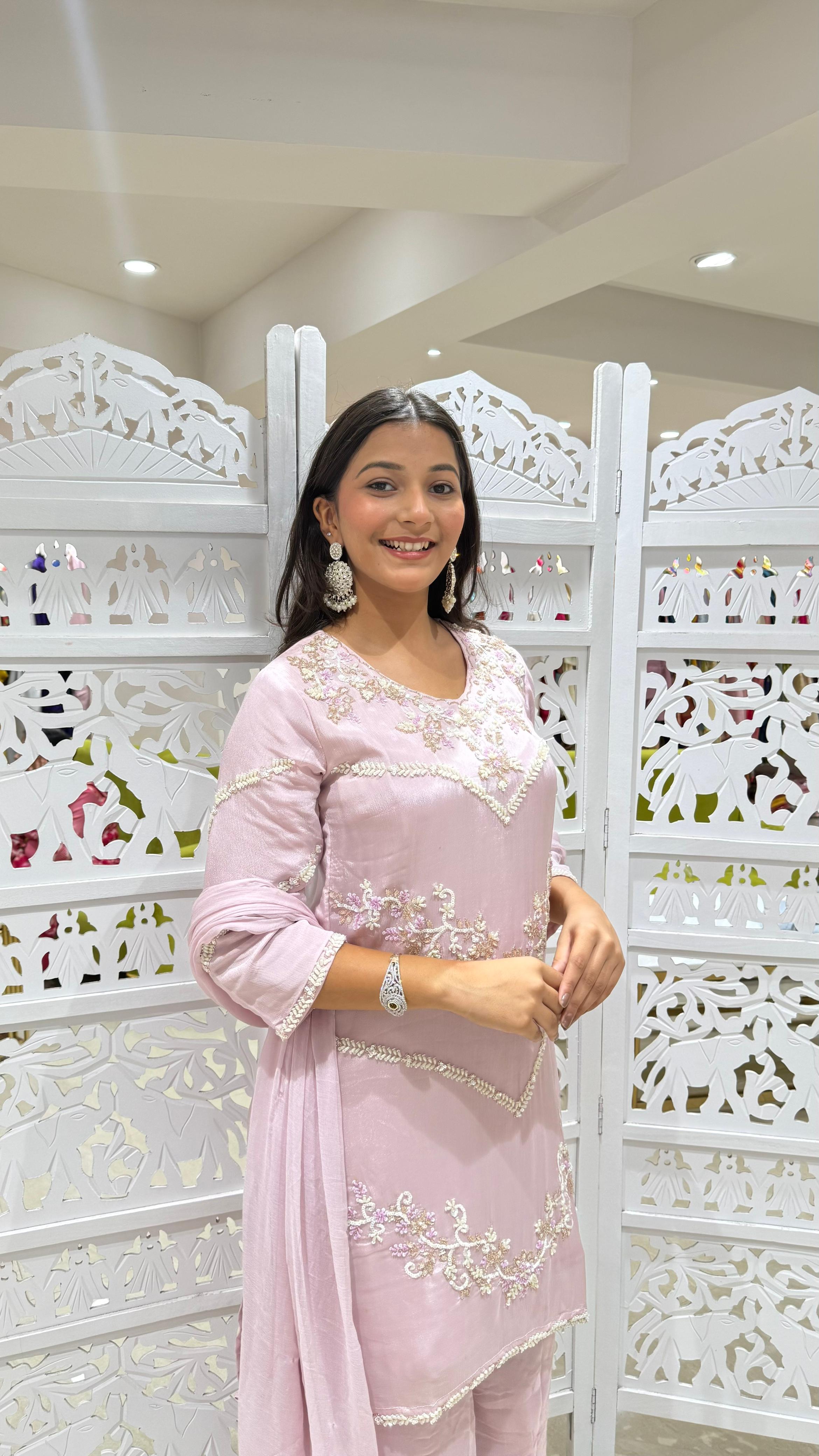 Kurti plazo with Duppata