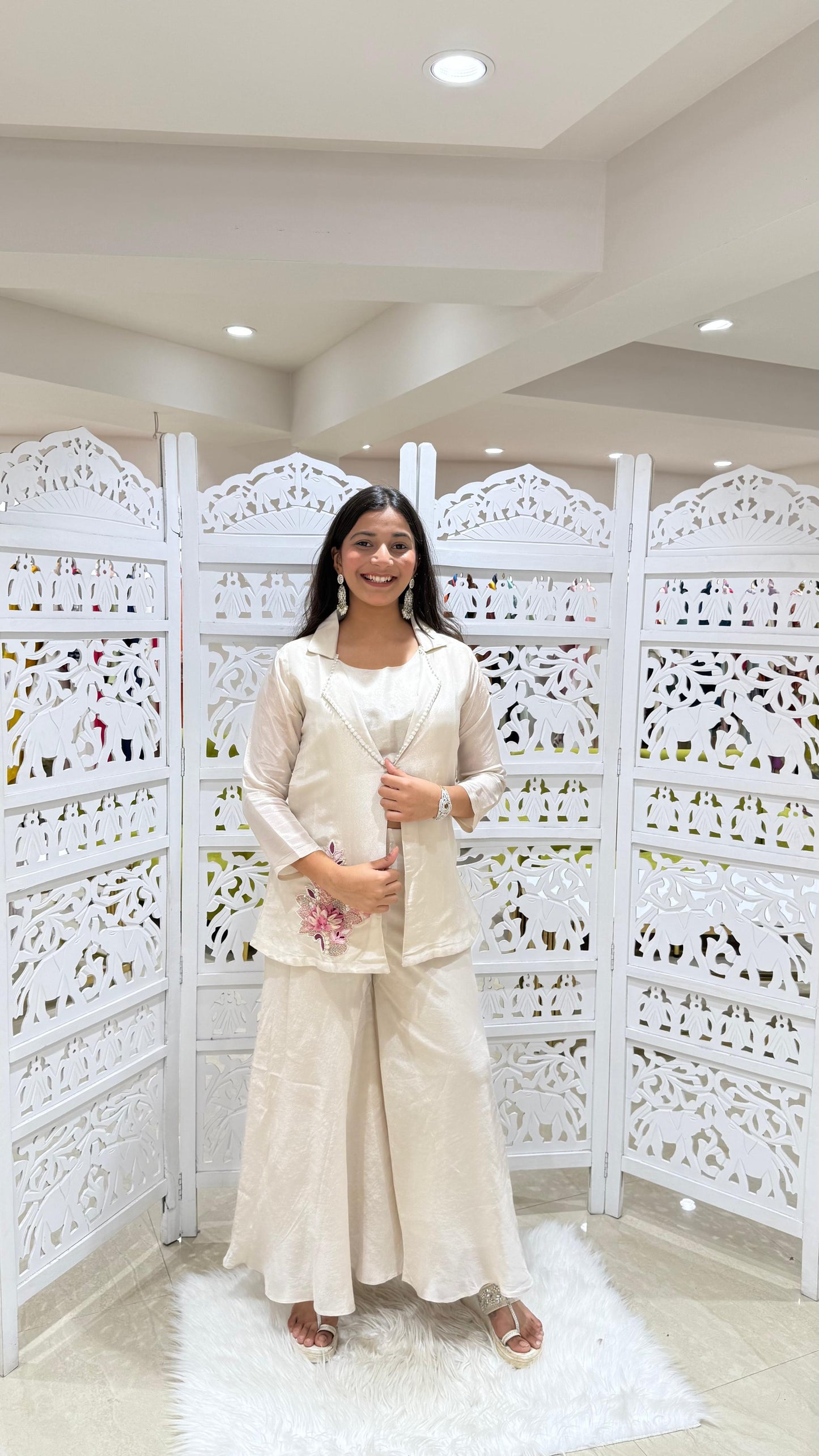 Three piece indowestern