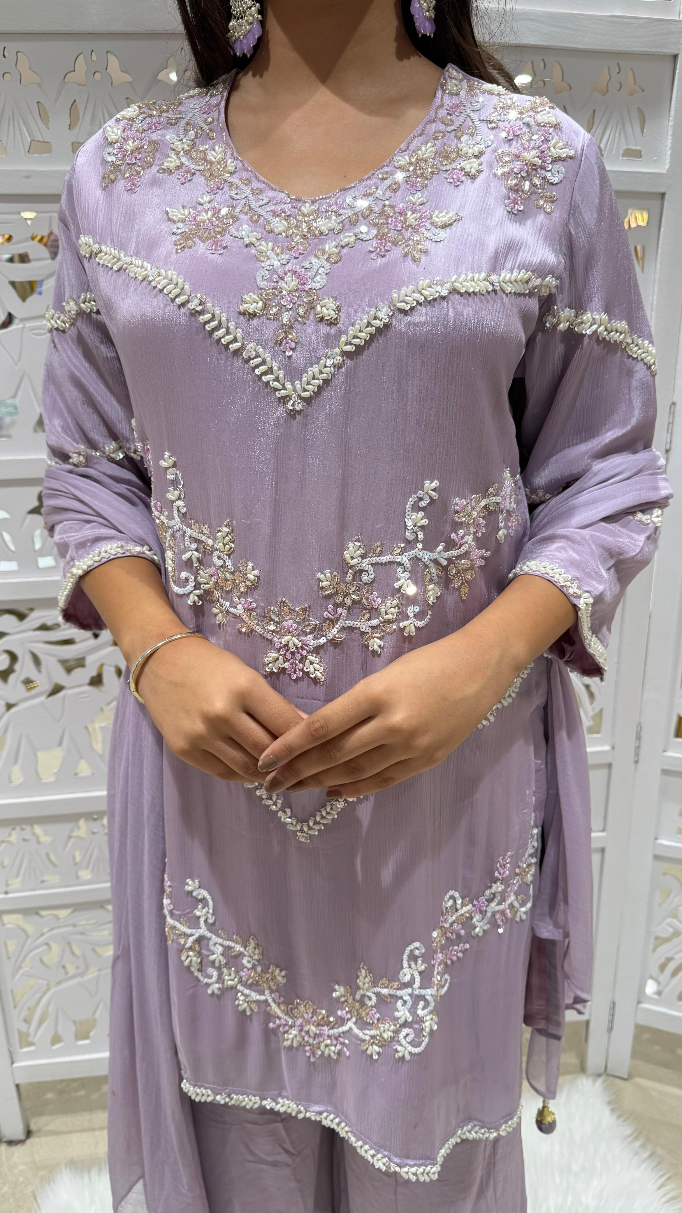 Kurti plazo with Duppata