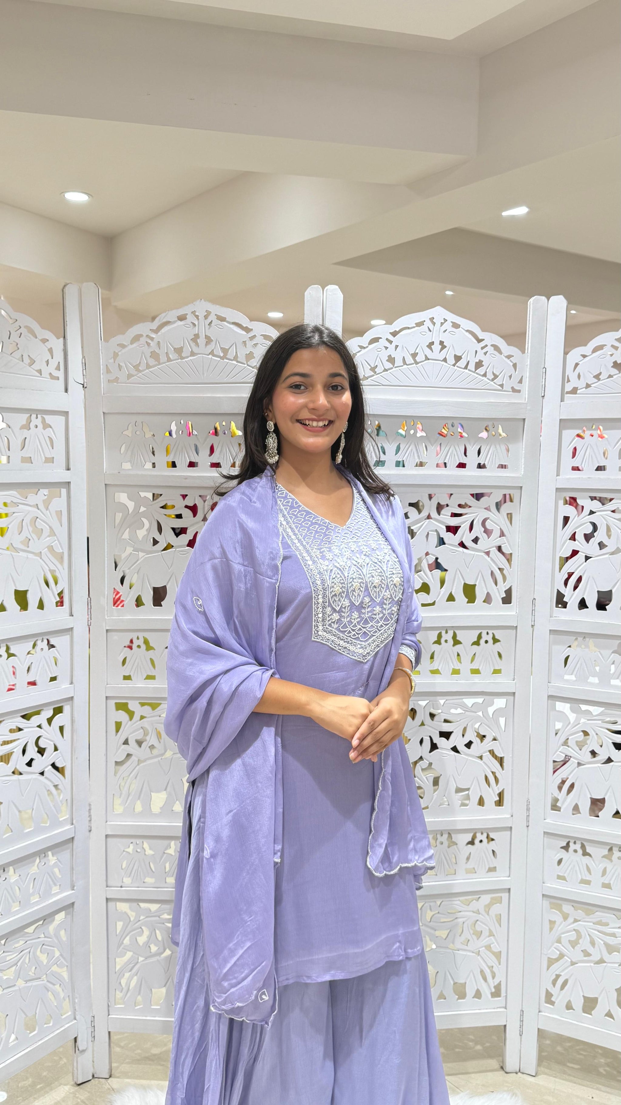 Kurti plazo with Duppata