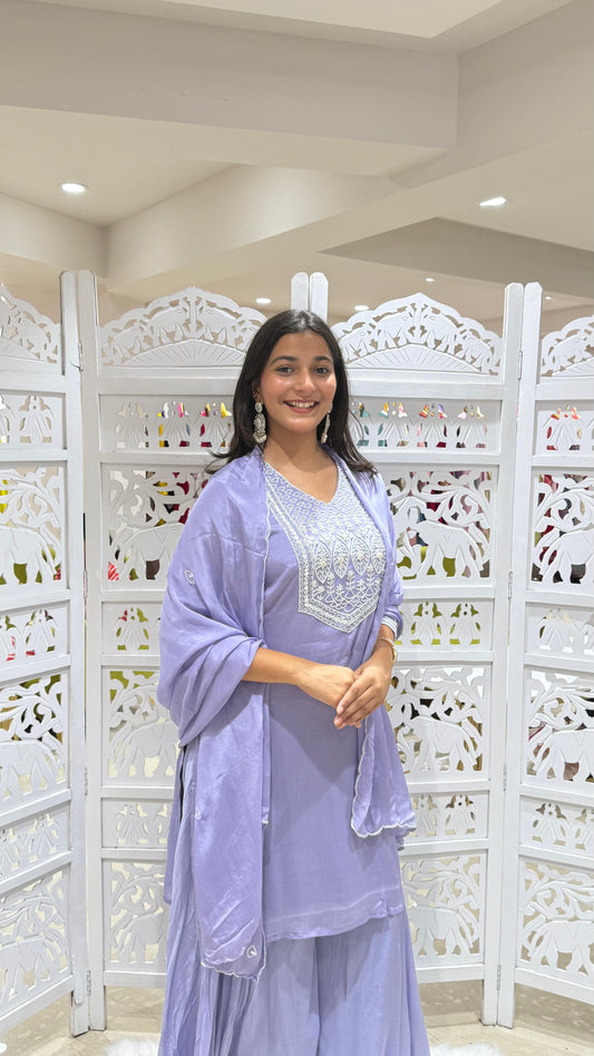 Kurti plazo with Duppata