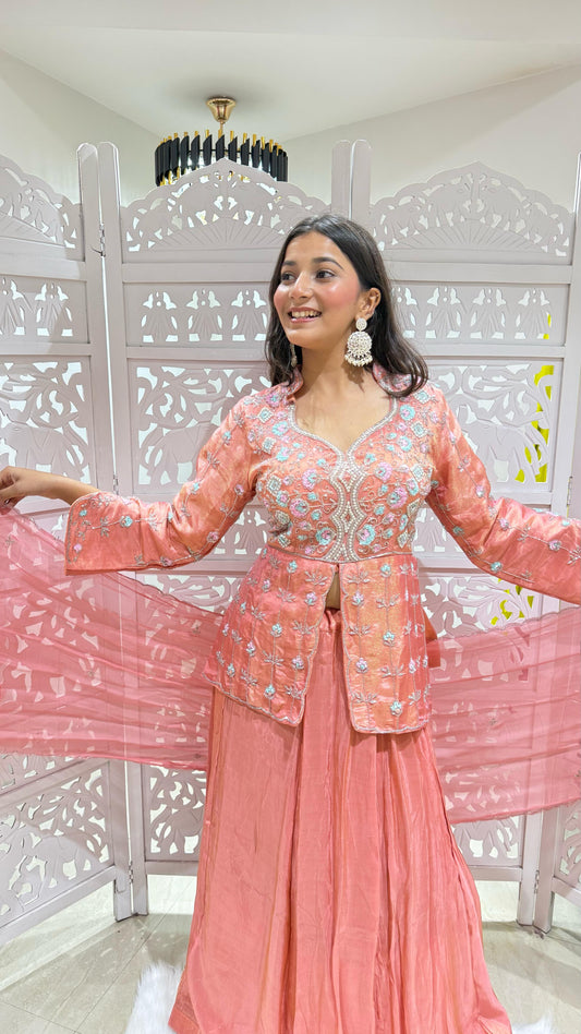 Lehenga  Sequence Kathdaana  Threadwork  Motiwork