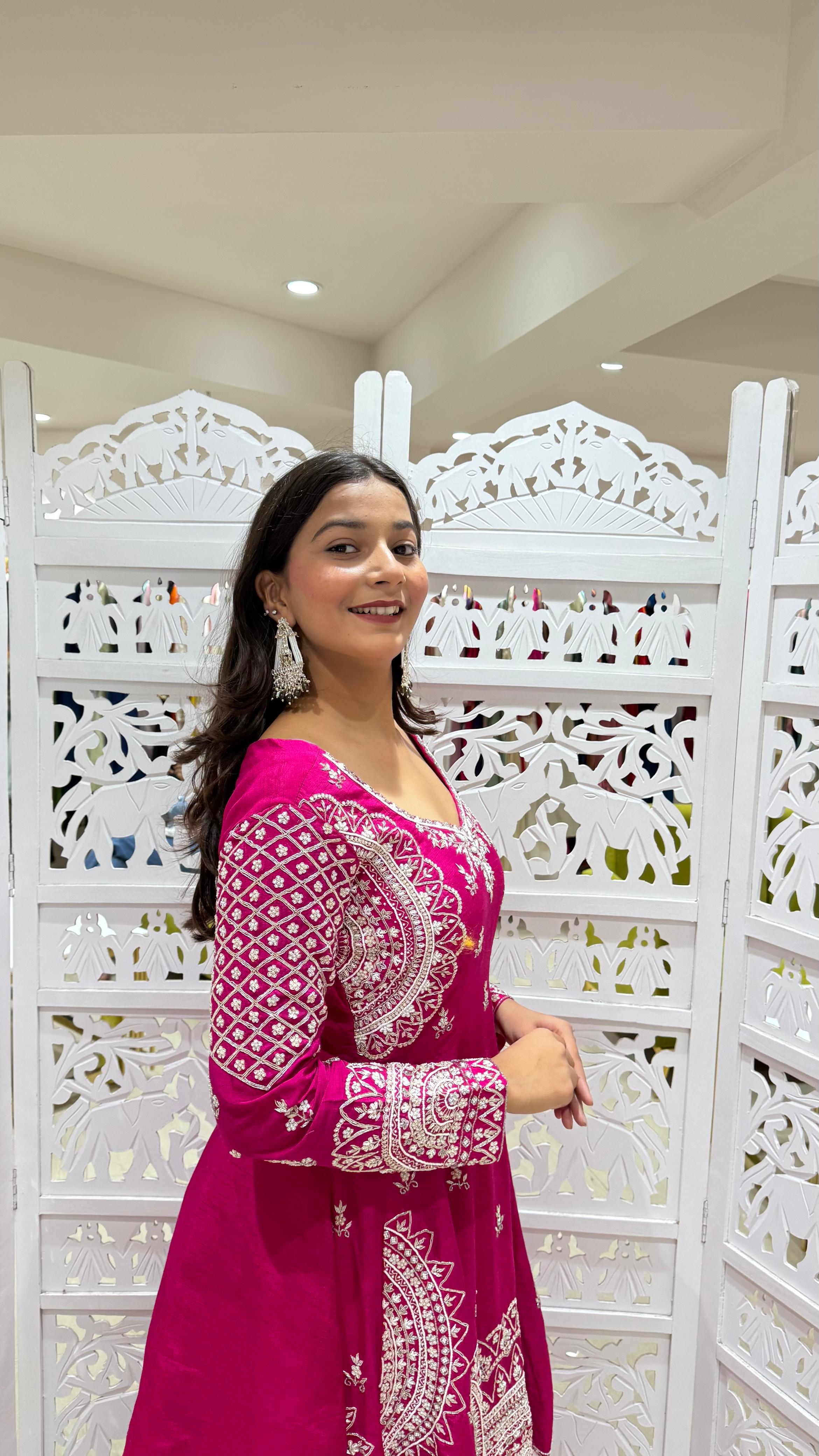 Two piece indowestern