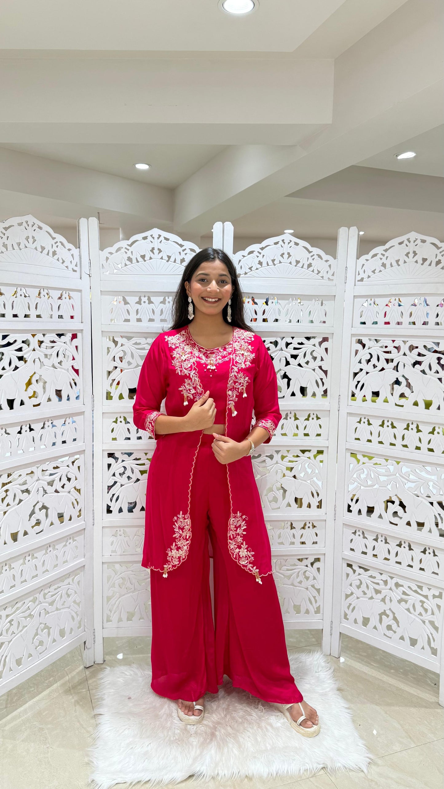 Three piece indowestern