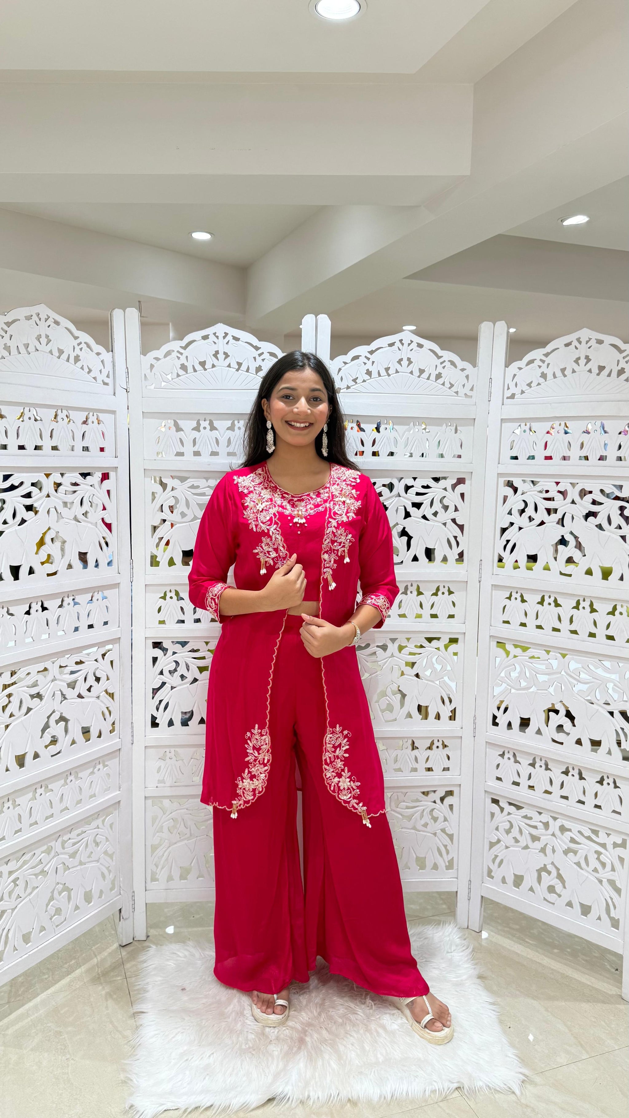 Three piece indowestern