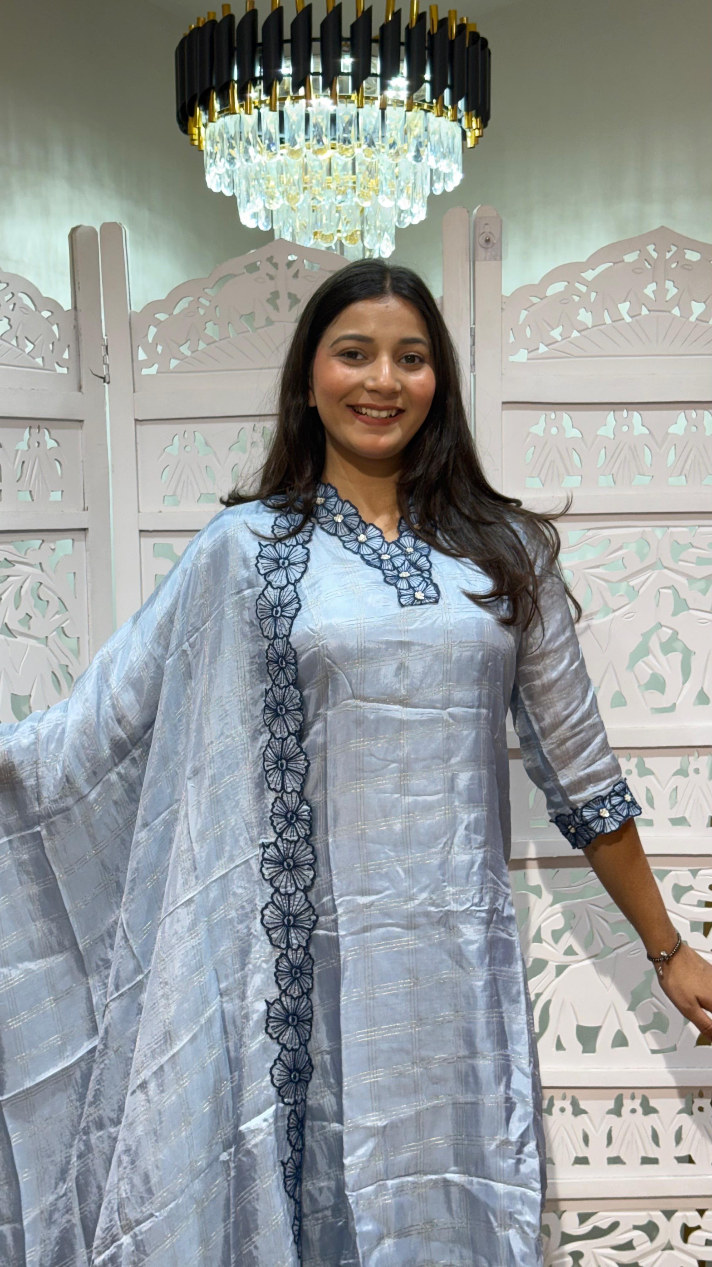 Kurti pant with dupatta