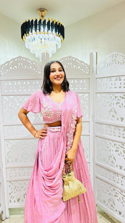 Lehenga Motiwork kathdaana Sequence