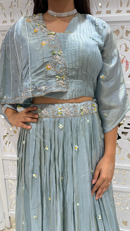 Lehenga Motiwork kathdaana Sequence jardoshi threadwok