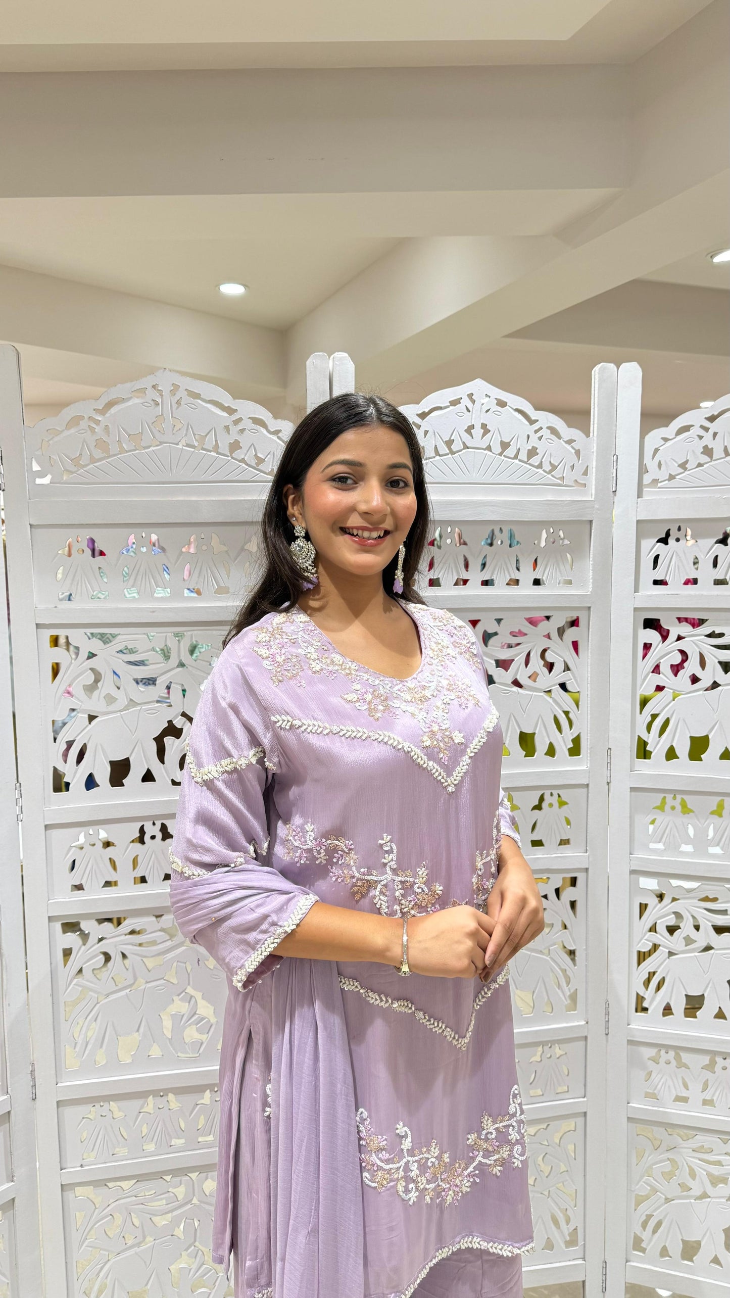 Kurti plazo with Duppata
