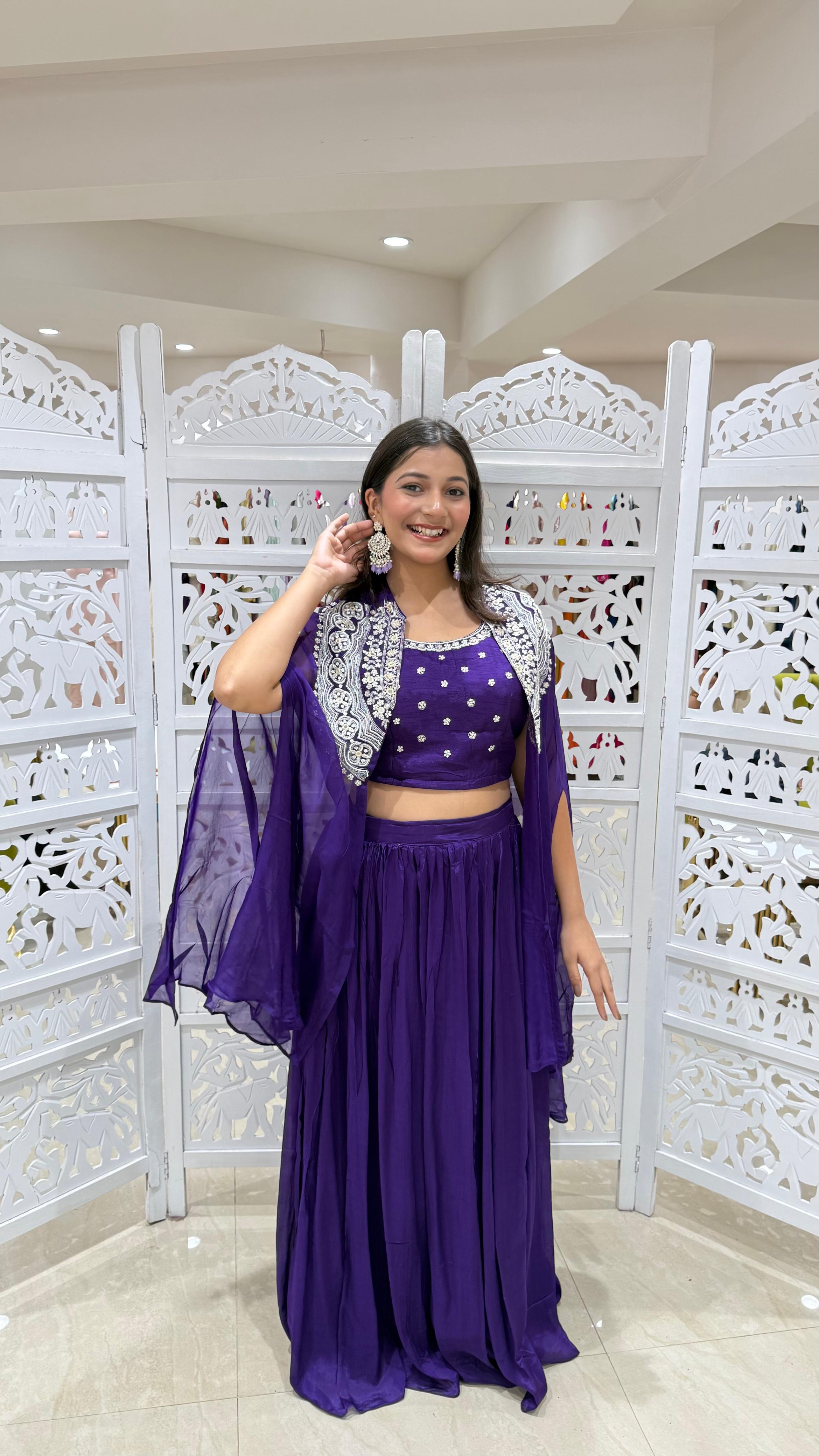 Three piece indowestern