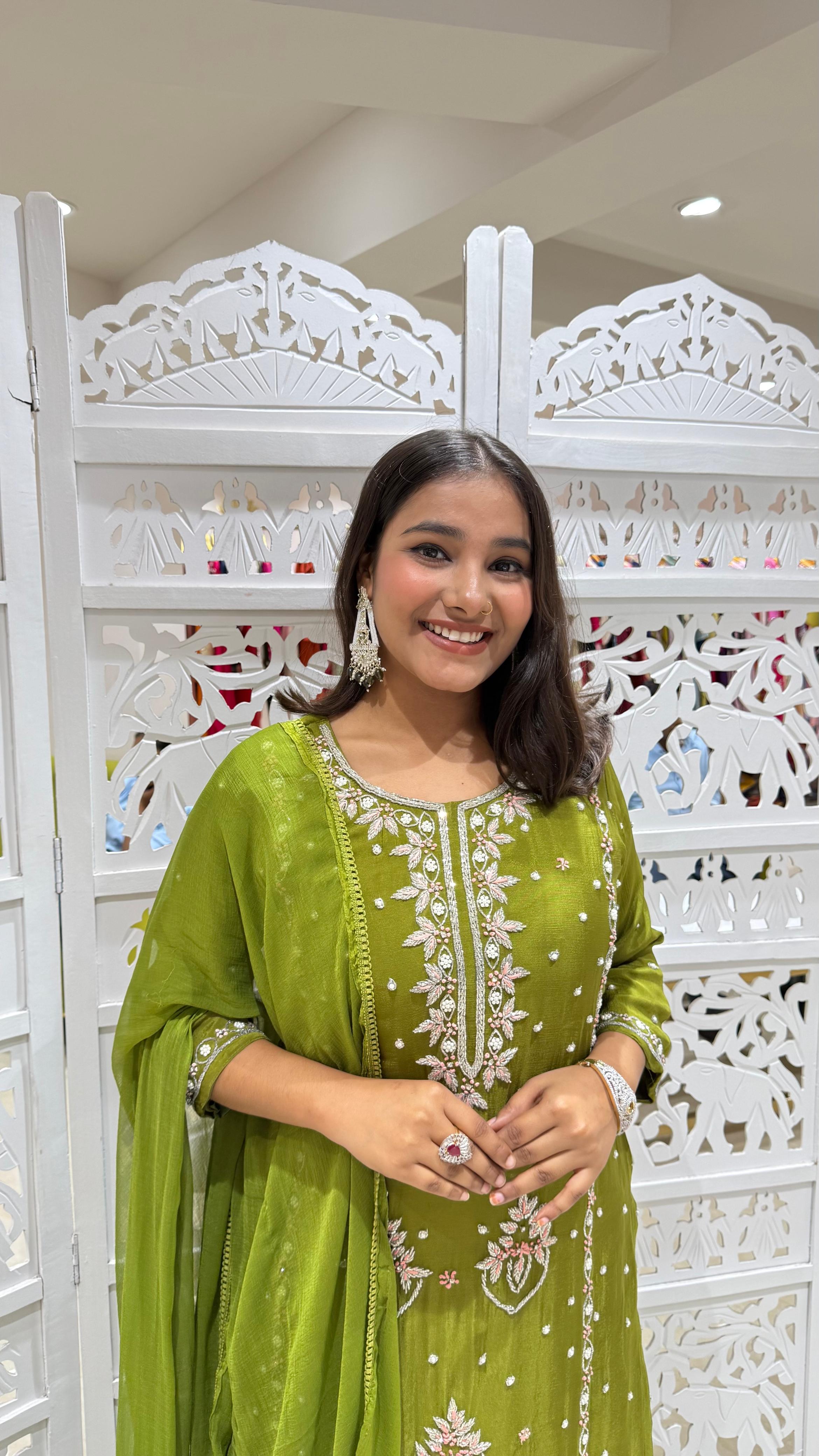 Kurti sharara with Duppata