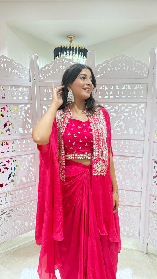 Indo-western Motiwork Threadwork